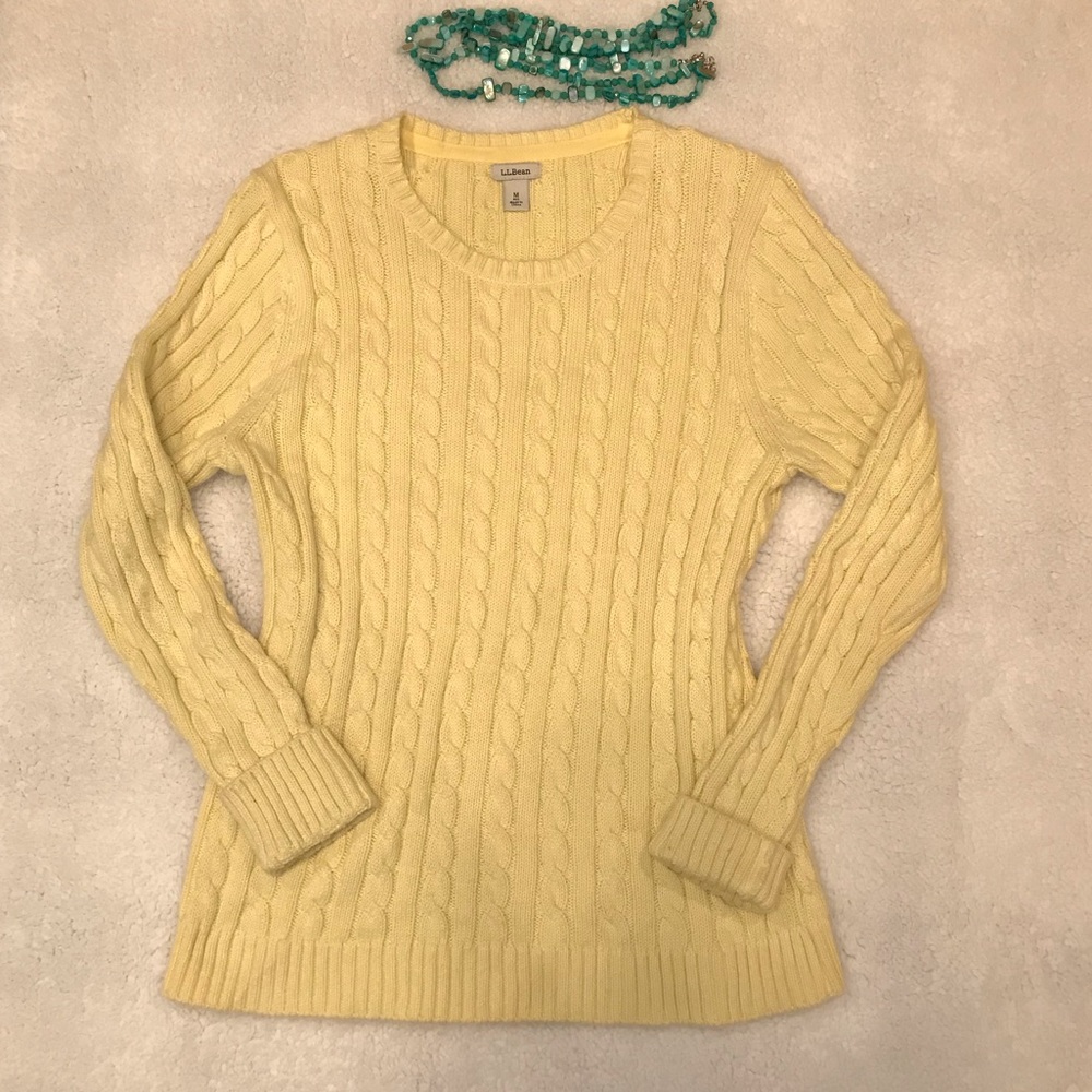Pale Yellow L.L.Bean Sweater (2 for 10 option!🎈)